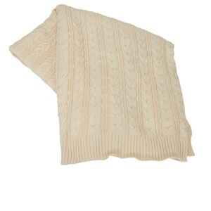 allen + roth Cream 48in x 58in Throw